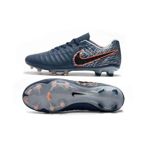 Nike Tiempo Legend Elite FG Cian Negro Naranja